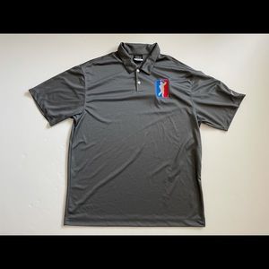 Nike Golf Dri-Fit USPGA Firemen Dark Gray Polo